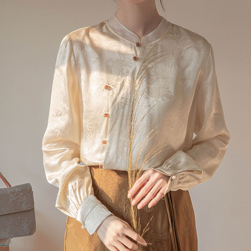 Daiyu Silky Long-Sleeve